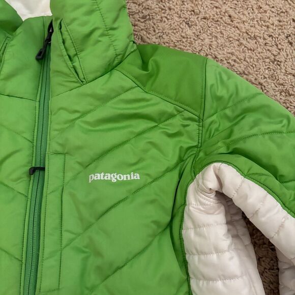 Patagonia Jacket Womens Size Medium Green White Rubicon Rider - Picture 4 of 10